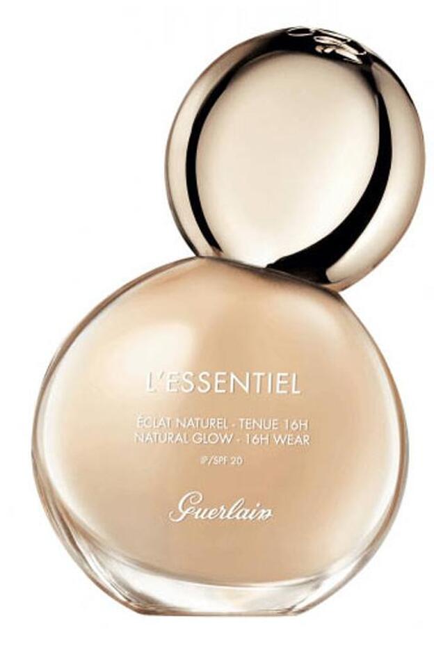 Base de maquillaje L´Essentiel con luminosidad natural y duración 16 h FPS20 de Guerlain, 42,95 euros.