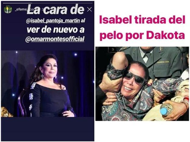 El reencuentro de Isabel Pantoja con Omar Montes y Dakota Tarraga