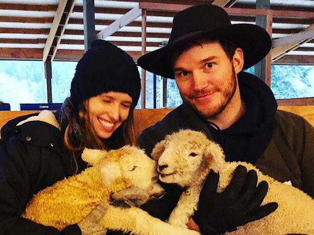 Chris Pratt y su chica, Katherine Schwarzenegger, en una foto de su Instagram./instagram.