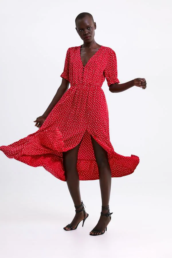 escanear Nombre provisional Admisión Fotos: Las faldas, blusas y vestidos de lunares más bonitos de la nueva  colección de Zara | Mujer Hoy