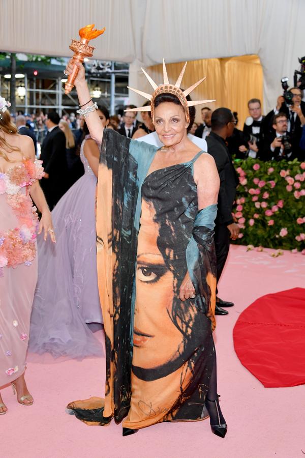 El look de Diane von Furstemberg en la Gala MET 2019