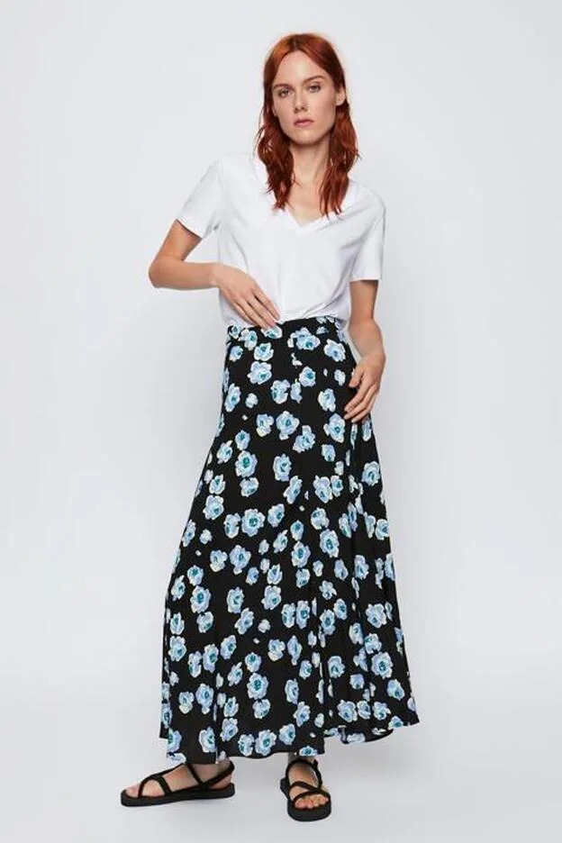 colgante Comida sana Juguetón Estas son las faldas de flores que Zara quiere que lleves esta primavera |  Mujer Hoy