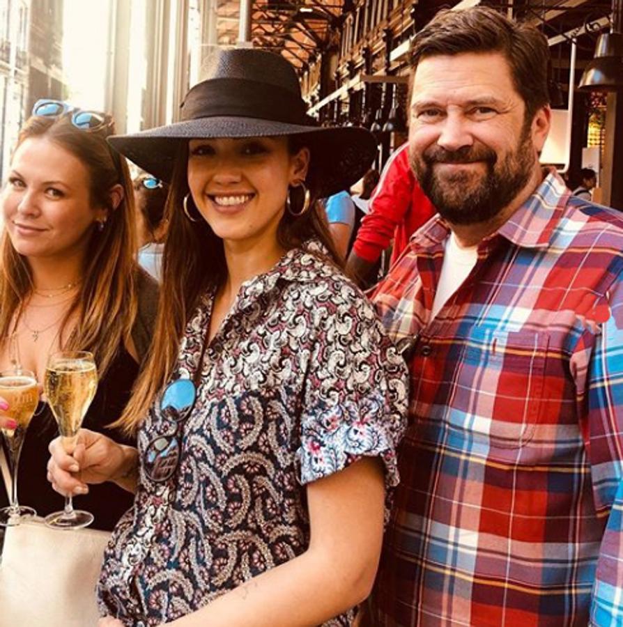 La visita de Jessica Alba en Madrid: Mercado de San Miguel