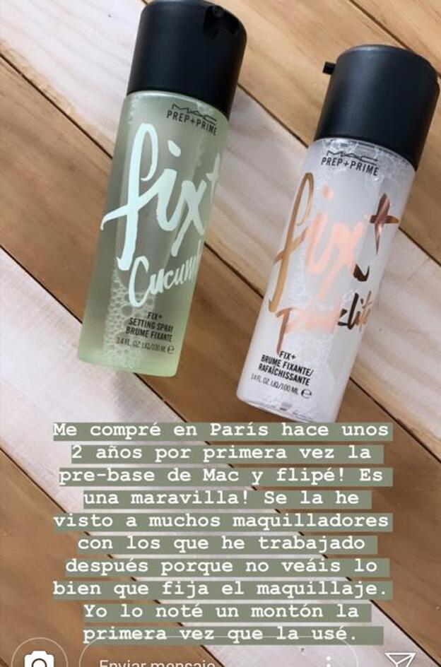 Mery Turiel ha revelado en Instagram uno de sus imprescindibles para que el maquillaje d¡aguante perfecto durante todo el día.