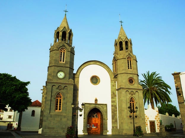 La plaza de San Juan, uno de los lugares emblemáticos de Telde, donde vivió la escritora.