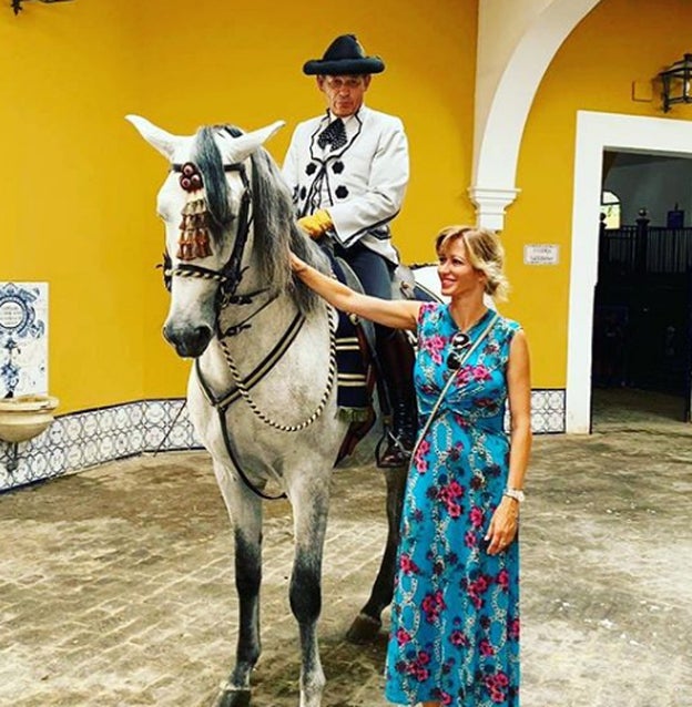 Susanna Griso está disfrutando de unas magníficas vacaciones en Jerez de la Frontera/instagram