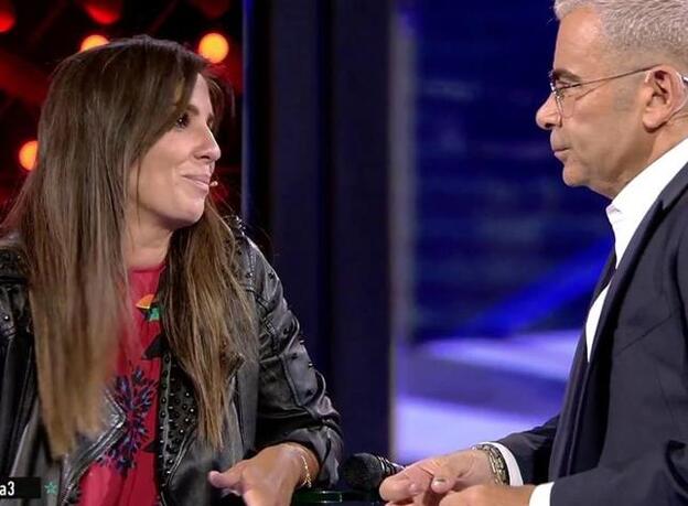 Anabel Pantoja, expulsada de 'GH VIP 7', en el plató con Jorge Javier Vázquez. Pincha sobre la foto para ver todos los concursantes del 'reality'./telecinco