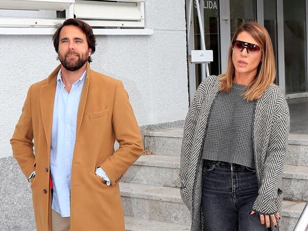 Elena Tablada y Javier Ungría a la salida de los juzgados./agencias