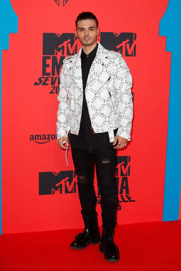 La alfombra roja de los MTV EMA: Abraham Mateo
