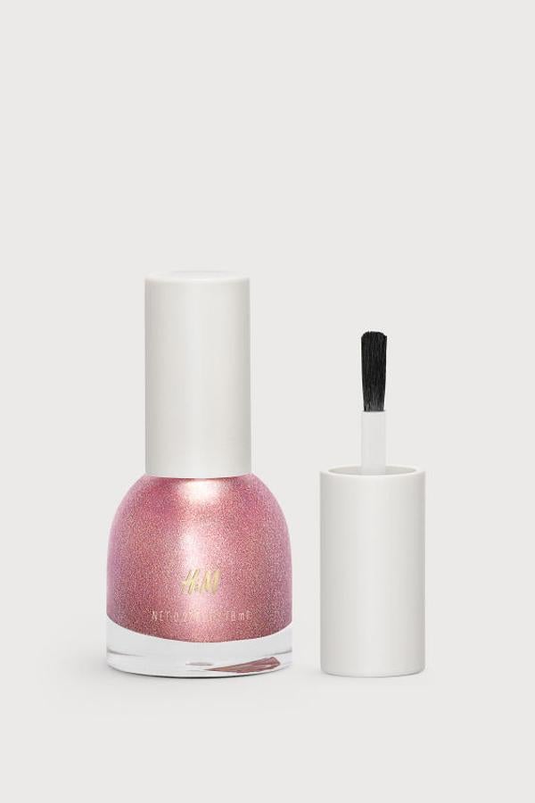 Esmalte glossy con purpurina: