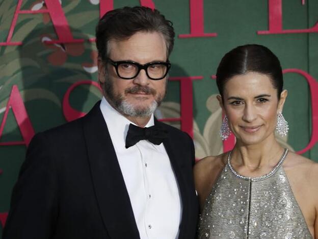 Colin Firth y su mujer, Livia Giuggioli, en un evento. PIncha sobre la imagen y descubre las rupturas de 2019./gtres