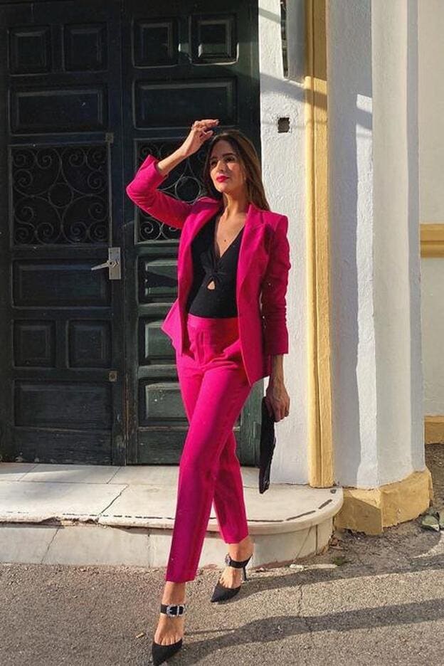 Si lo tuyo es el color, Rocío Osorno tiene el traje fucsia que necesitas y  sabemos dónde puedes comprarlo | Mujer Hoy