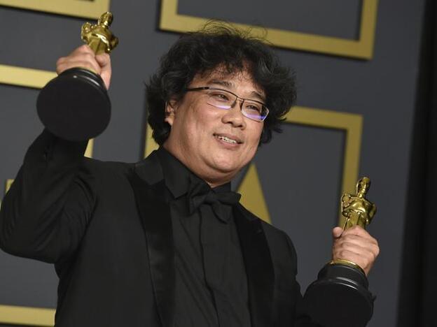 El director Bong Joon Ho, ganador por Parásitos.