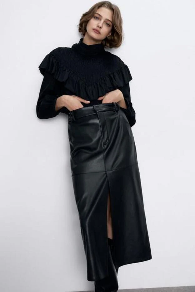 Vicky Berrocal tiene falda midi de Zara más sexy y de la nueva colección | Mujer