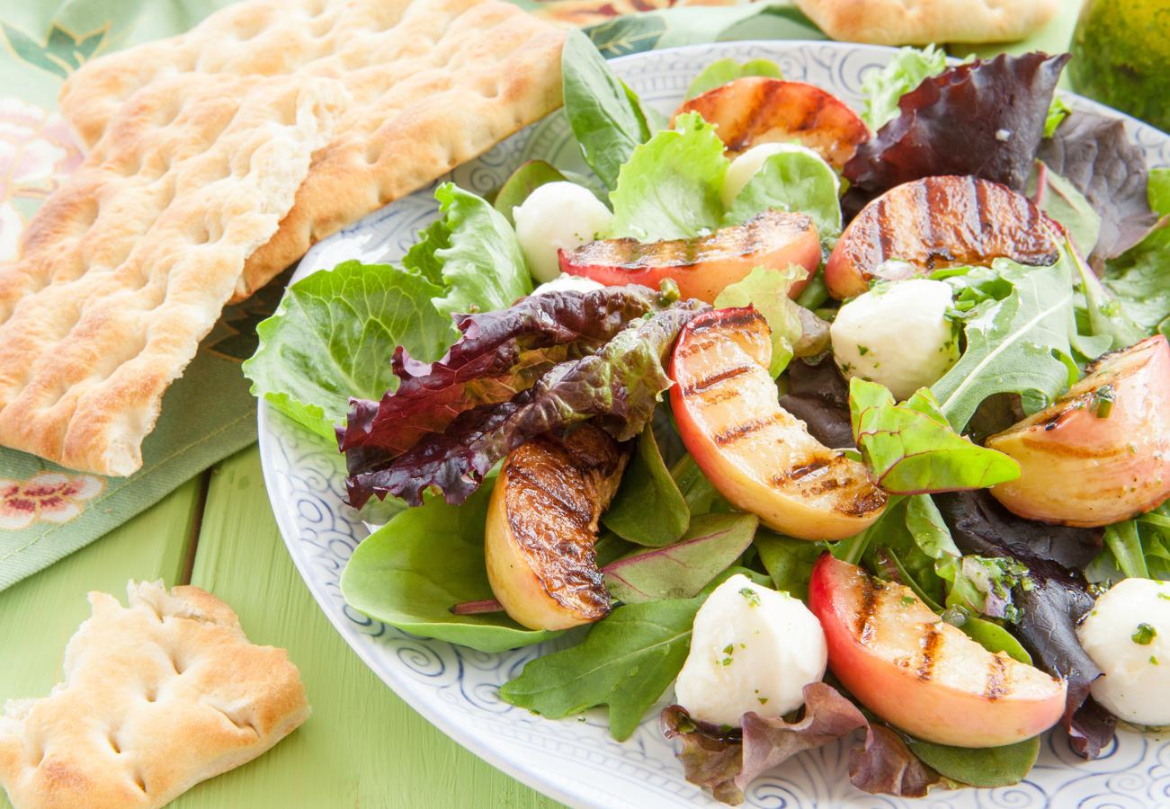 Ensalada de melocotón