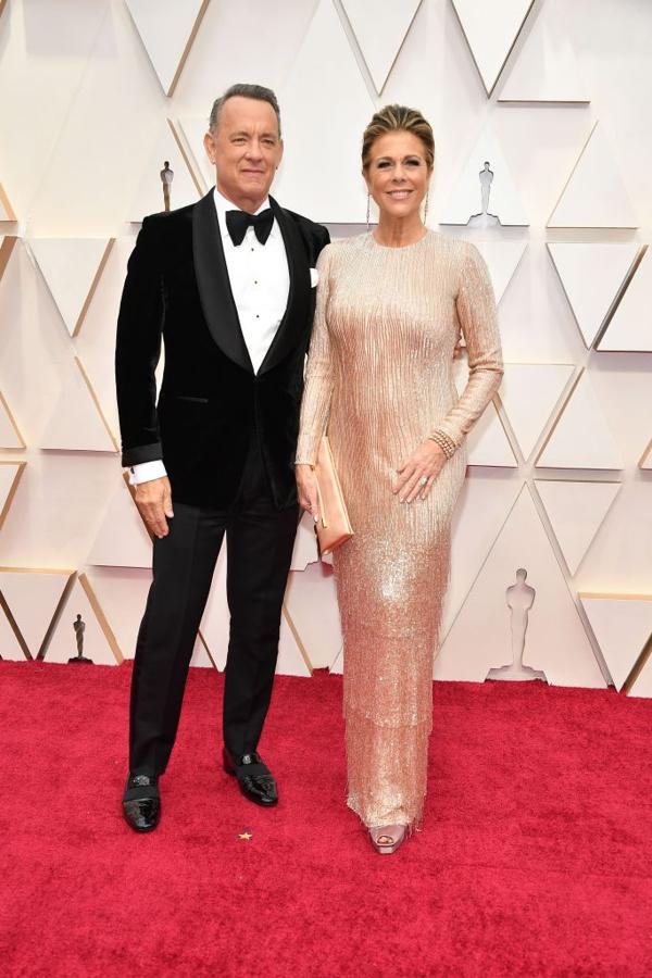 Las parejas de la alfombra roja de los Premios Oscar 2020: Tom Hanks y Rita Wilson