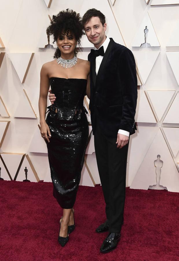 Las parejas de la alfombra roja de los Premios Oscar 2020: Zazie Beetz y David Rysdahi