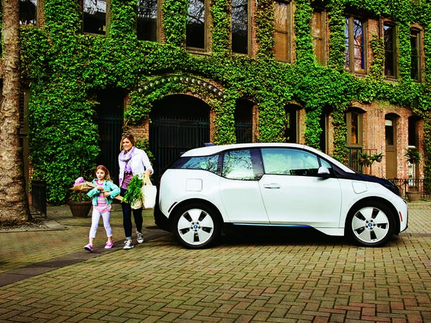 Eléctrico y reciclado. El BMW i3 figura en el ranking de PETA por sus interiores hechos con plástico reciclado (botellas de agua) y tejidos reutilizados./A.G.