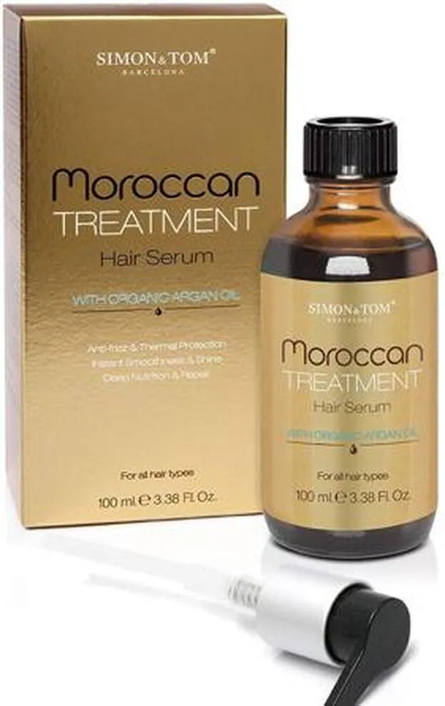Simon & Tom - Serum Capilar de aceite de Argán Orgánico puro - Moroccan Treatment, 16,90 euros.