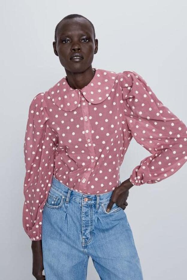 Esta blusa de lunares estilo babydoll de la nueva colección Zara podría ser la nueva | Hoy