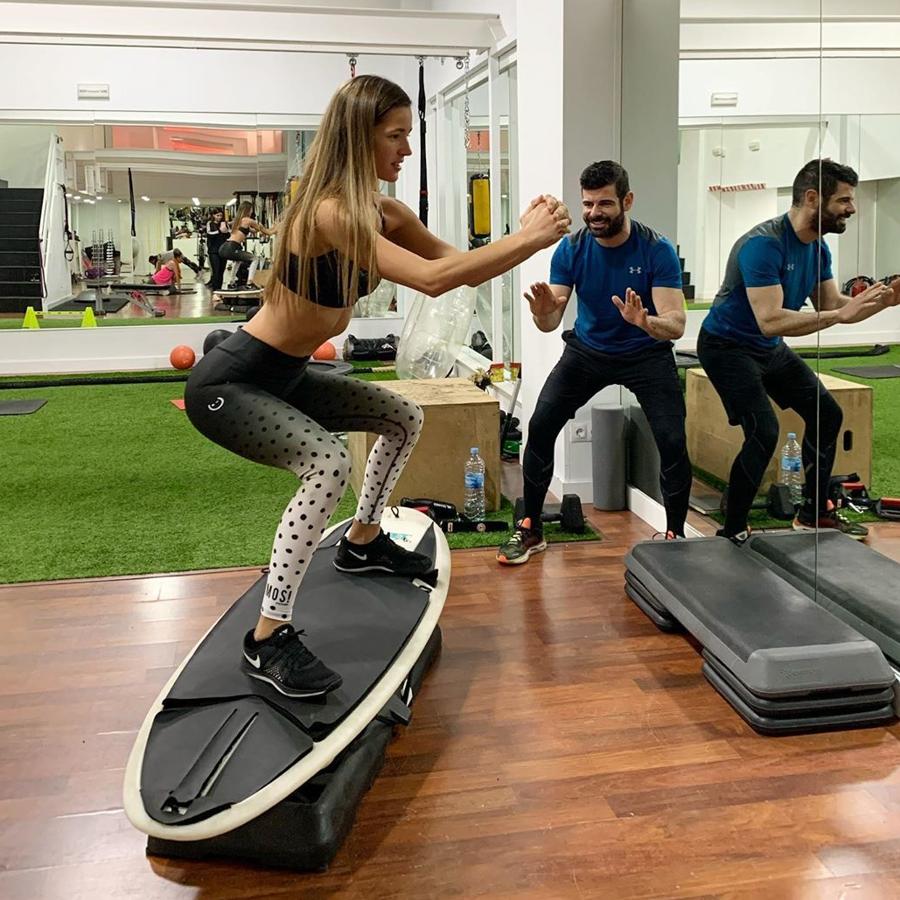 Aficionados al gimnasio: Malena Costa