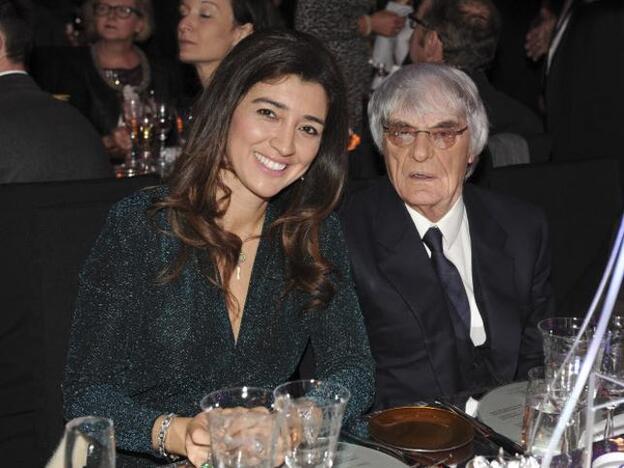 Bernie Ecclestone y Fabiana Flosi, esperan su primer hijo en común tras ocho años de matrimonio. Pincha sobre la foto para ver los famosos que serán padres este 2020, como ellos./gtres.