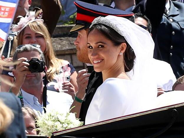 Pincha en la foto para saber quién copia el look a quién entre Letizia, Meghan Markle y Kate Middleton./GTRES