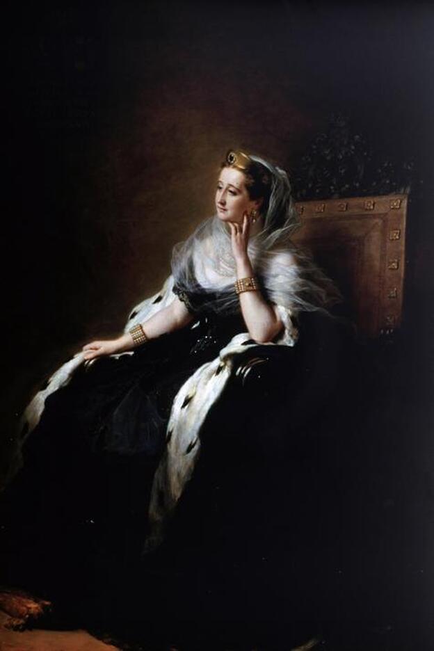 El retrato de la emperatriz Eugenia de Montijo de la Fundación Casa de Alba.