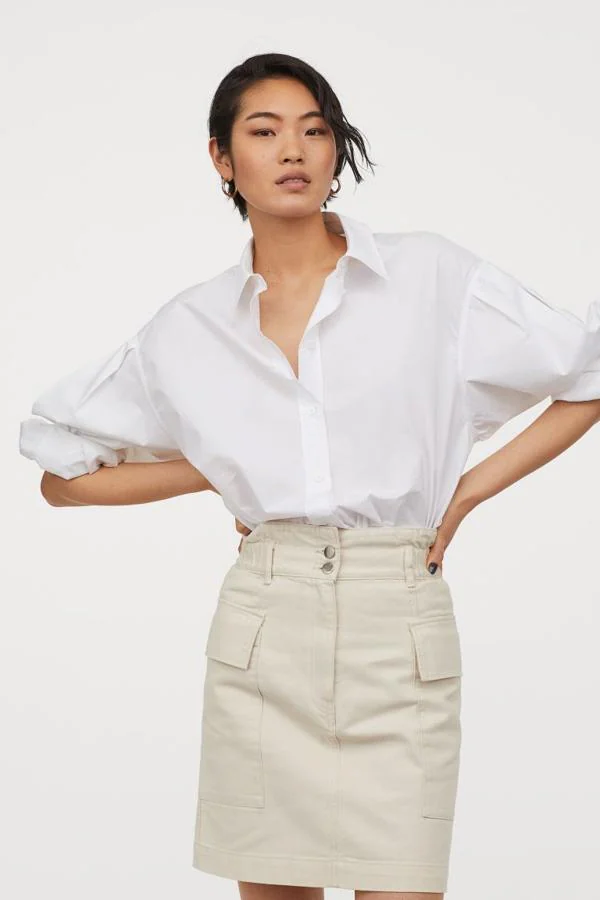 Diez faldas paperbag la tendencia más potente del verano que ahora puedes comprar rebajada