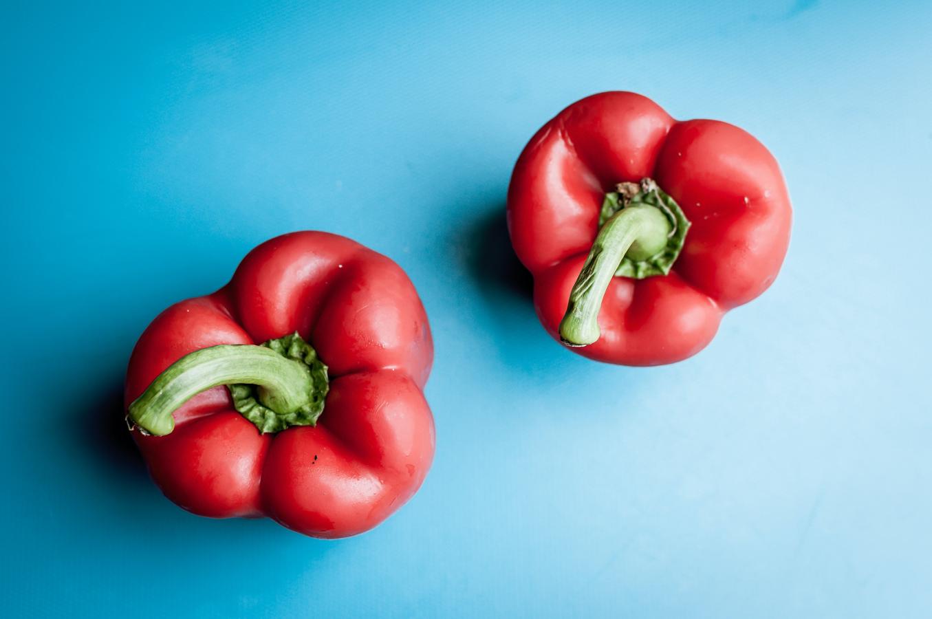 Pimientos rojos y verdes: ofrecen mucho en muy poco