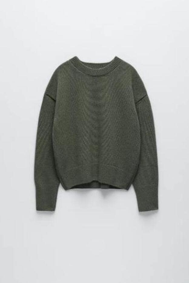 Jersey básico de Zara, de la nueva colección de otoño (49,95 euros).