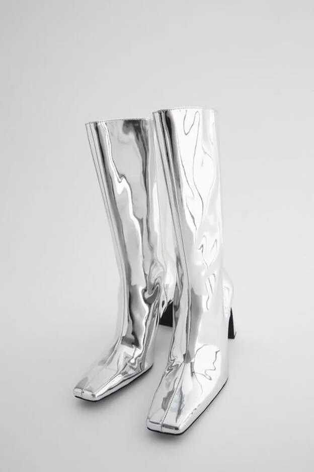 Estas botas metalizadas de Zara ya son la sensación de la temporada pero están punto de agotarse | Hoy