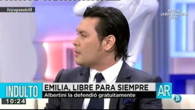 Albertini en una imagen en 'El programa de Ana Rosa'.