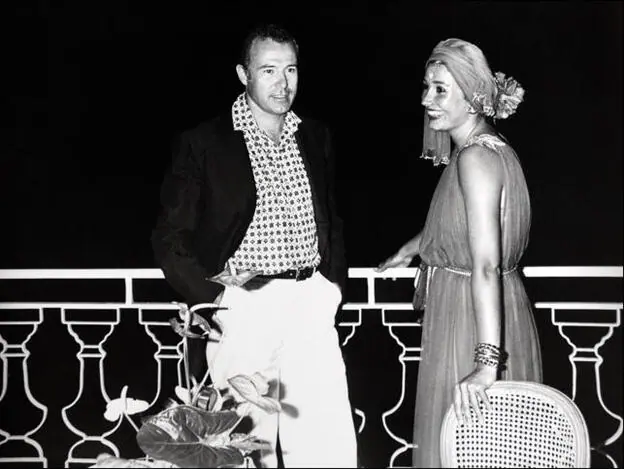Carmen Martínez Bordiú con su primer marido, Alfonso de Borbón./Gtres