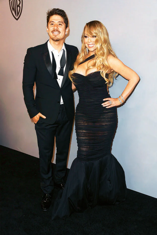 Mariah Carey con Bryan Tanaka, su actual pareja.