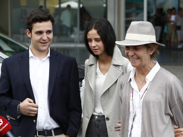 La infanta Elena con sus hijos, Gtres.