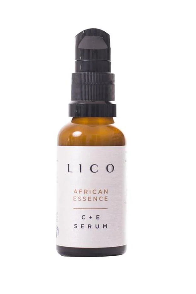 Sérum C+E African Essence de Lico Cosmetics, formulado con vitamina C micro encapsulada y combinado con aceites africanos naturales ricos en vitamina E (43,90 euros).
