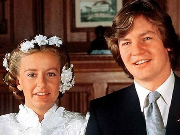 Imagen de Ernesto de Hannover en su boda con Chantal Hachuli en 1981.