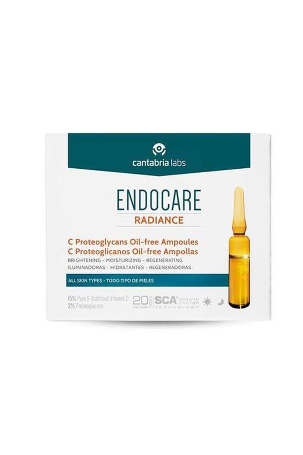 Ampollas C Proteoglicanos Oil-free Endocare Radiance de Cantabria Labs.