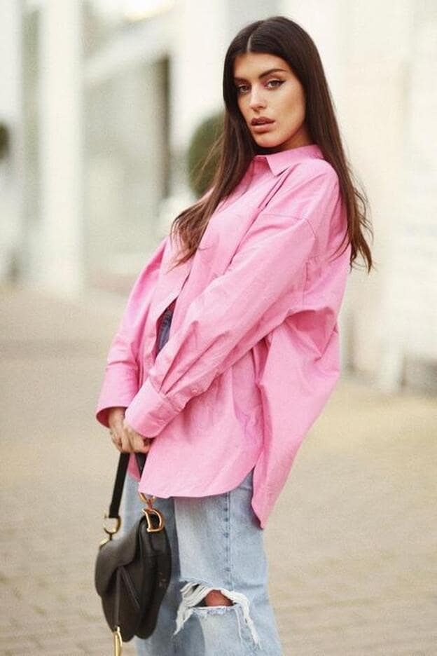 Interactuar Habitat guitarra Esta camisa de Zara que triunfa en Instagram es todo lo que necesitas para  unirte al rosa por muy poco | Mujer Hoy