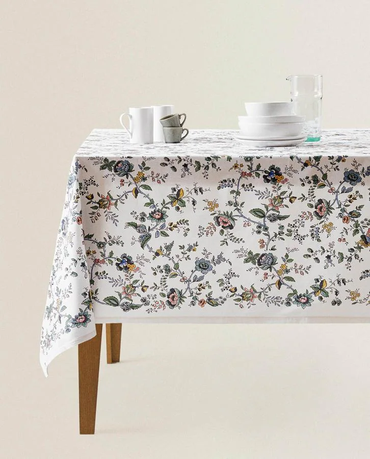Fotos: Manteles estampados de Zara Home para tu mesa en una foto de Pinterest (por muy | Mujer