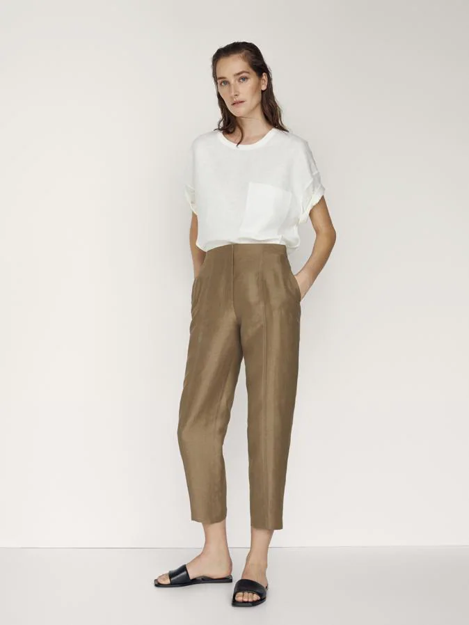 Fotos: Siete pantalones lino de Massimo Dutti perfectos para ir a trabajar en los días más calurosos | Mujer Hoy