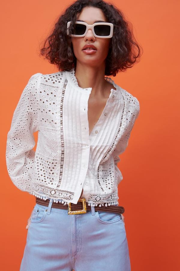 Estadístico panel Opaco Fotos: ¡No busques más! Esta es la camisa blanca más bonita de la temporada  (y tenemos muchas más opciones) | Mujer Hoy