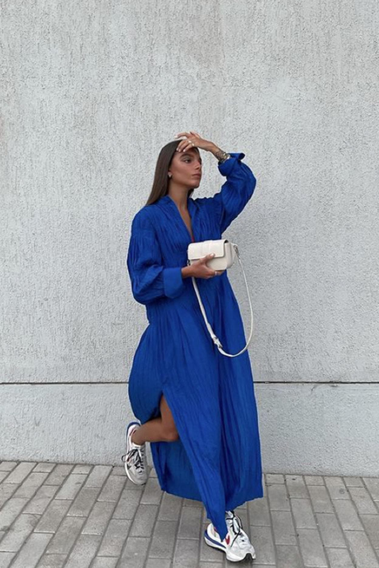 Ha llegado a H&M el vestido azul importante de temporada: romántico, y para todas las tallas | Mujer Hoy