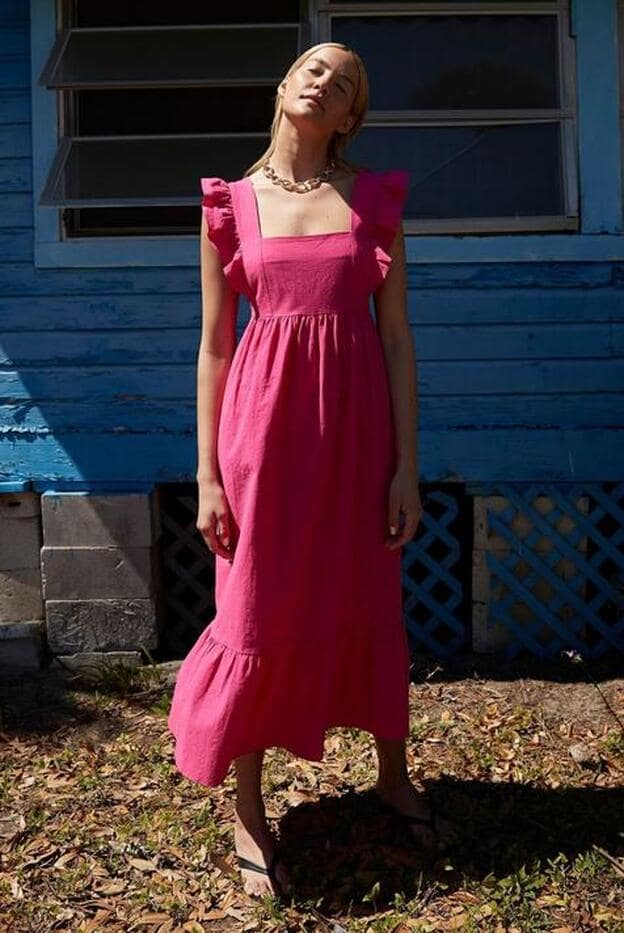 Flechazo! El vestido midi más bonito de la primavera es rosa, baratísimo y  está en Primark | Mujer Hoy