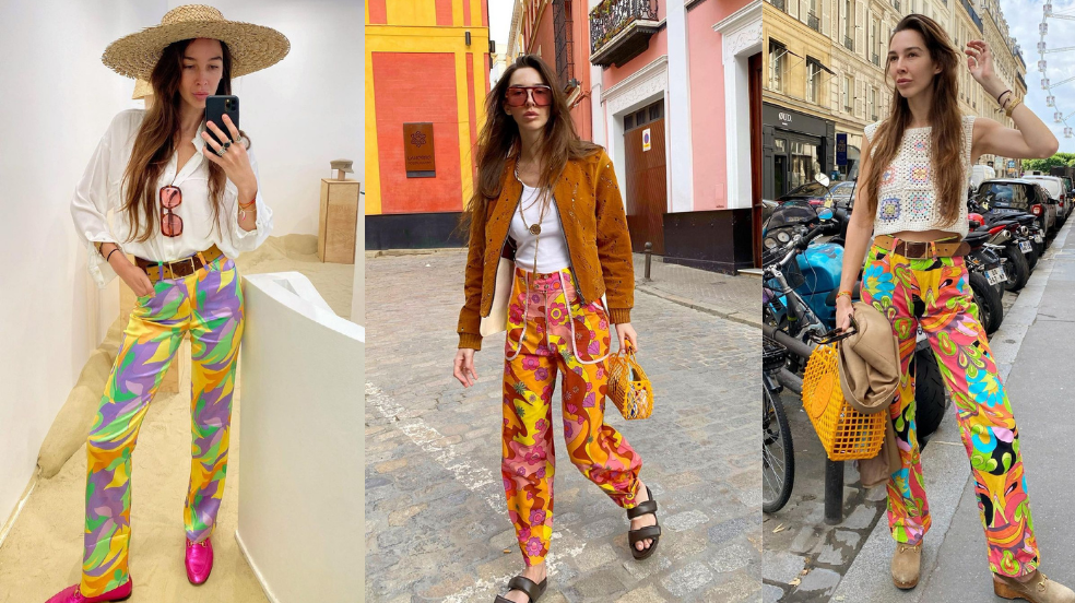 Los pantalones súper coloridos de inspiración años setenta que van a revolucionar tu look y puedes encontrar en Zara