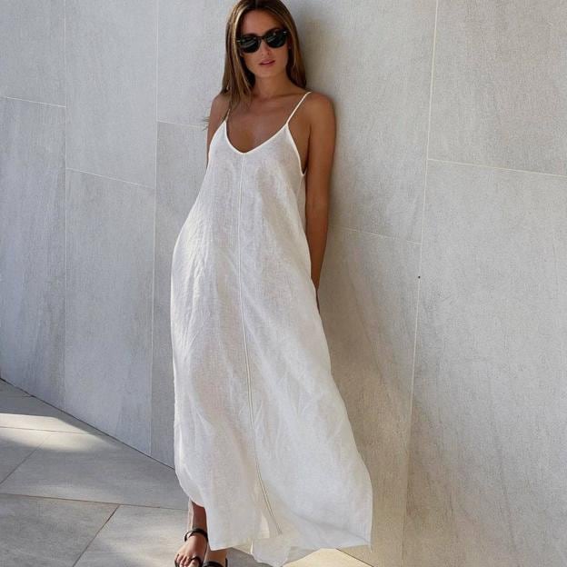 Este vestido de Zara Home ha conquistado a Instagram porque súper sencillo y muy fresquito | Mujer Hoy