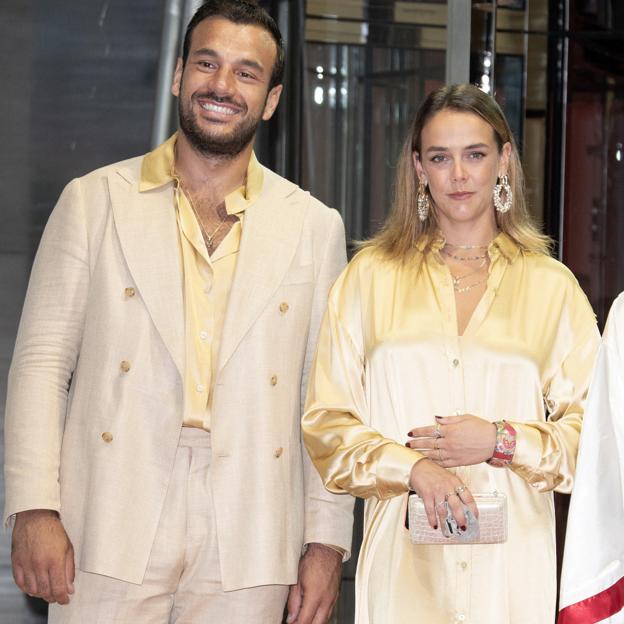 Pauline Ducruet y su pareja, Maxime Giaccardi, en la gala de este fin de semana.