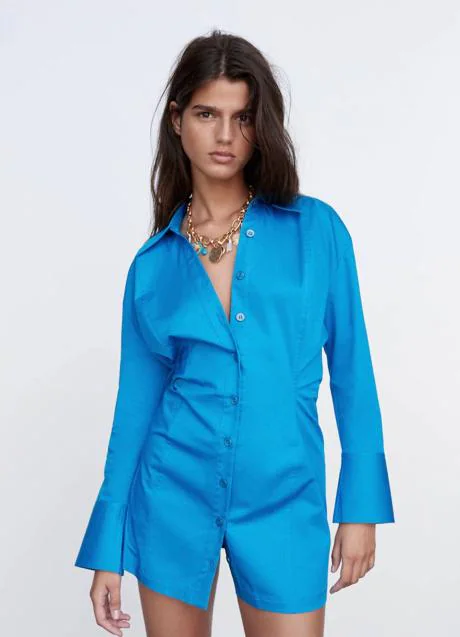 Entender compresión Feudal Zara tiene la versión low cost de los vestidos camiseros de marca de lujo  más populares y bonitos de Instagram, perfectos para entretiempo | Mujer Hoy