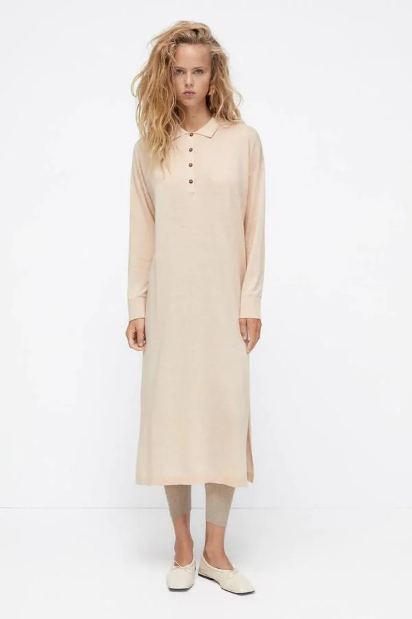 Largos o cortos, Zara nos propone los 14 vestidos de punto más bonitos y favorecedores con los que arrasar otoño Mujer Hoy